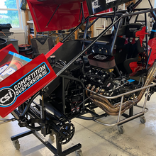 Load image into Gallery viewer, Midget / Mini / Micro Sprint Billet Mount Kit (w/ AG Lithium Battery)